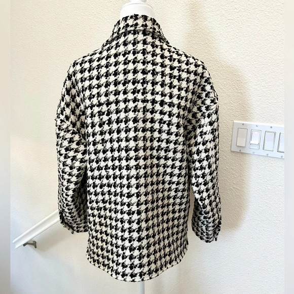 Goodboy Tweed Jacket Black & White fully lined one size like new - Picture 2 of 14